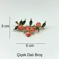 Çiçek Dalı Broş - Görsel 3