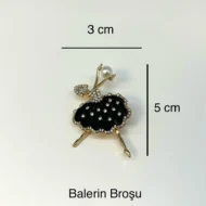 Balerin Broşu - Görsel 3